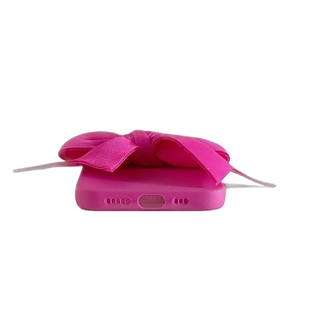 Pink Ribbon iPhone Silicone Case in iPhone 14 Plus,14 Pro Max,14 Pro & 13 Pro - Picture 5 of 7